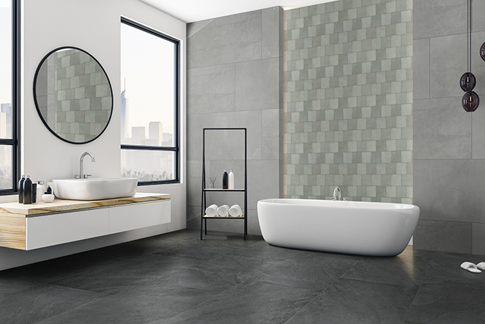 Coles Fine Flooring | MSI Tile green bathroom