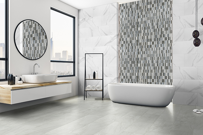 Coles Fine Flooring | MSI Tile modern bathroom