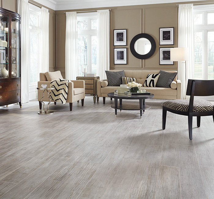 Coles Fine Flooring | grey laminate living room floor