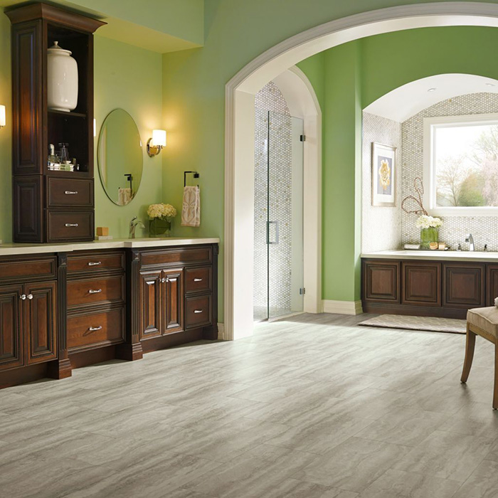Coles Fine Flooring | Armstrong Luxury Vinyl Tile bathroom