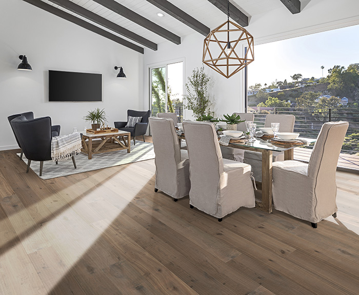 Coles Fine Flooring | dining room hardwood floor