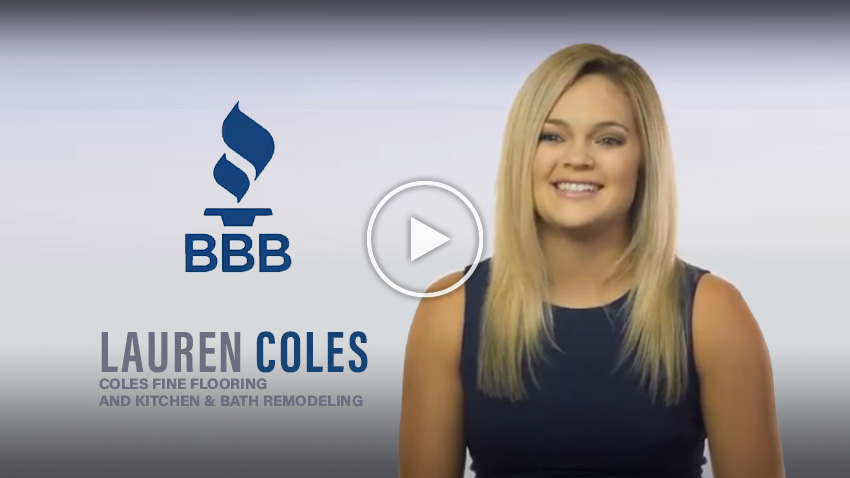 Coles Fine Flooring | Lauren Coles for BBB