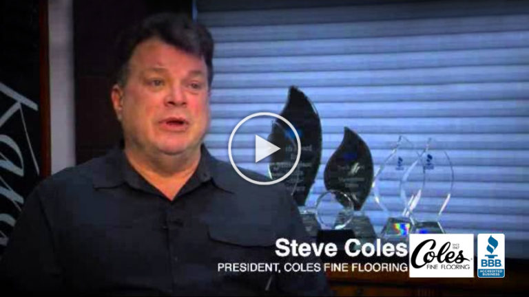 Coles Fine Flooring | Steve Coles for BBB video