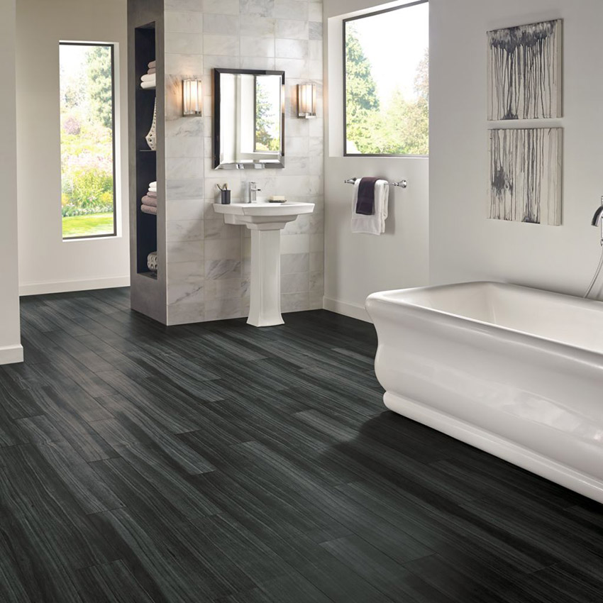 Floating LVT flooring in a bath?