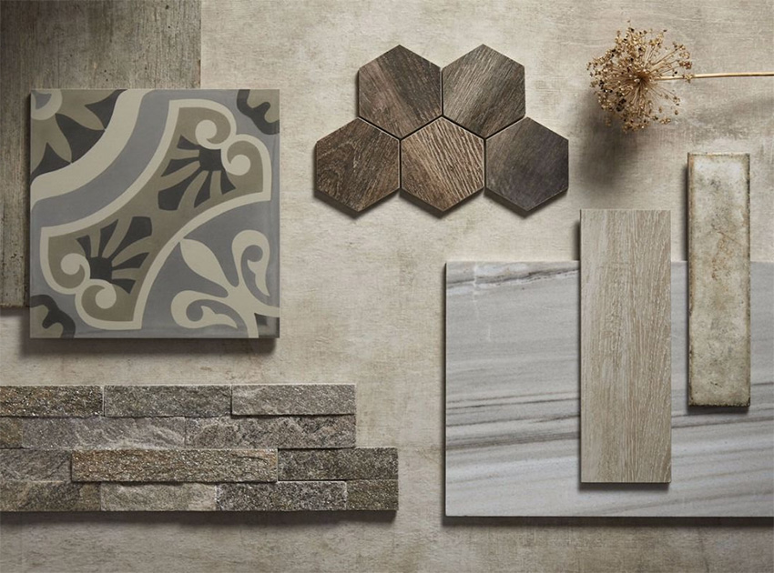 Coles Fine Flooring | Tile flatlay wood look tile