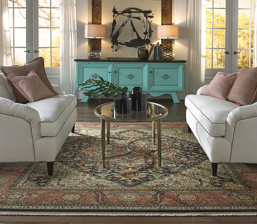 Coles Fine Flooring | living room seating area rug