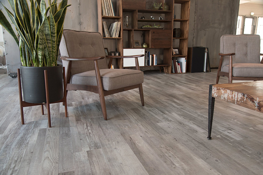 Coles Fine Flooring | Cali Vinylmid-century modern grey living room