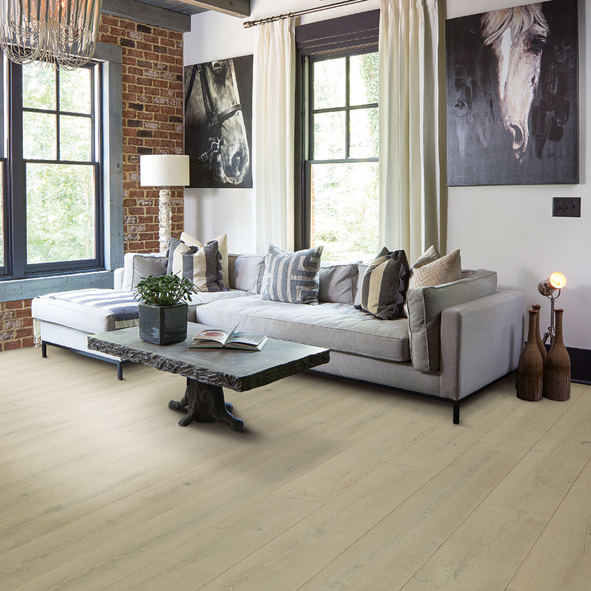 Coles Fine Flooring | wide plank hardwood elegant living room