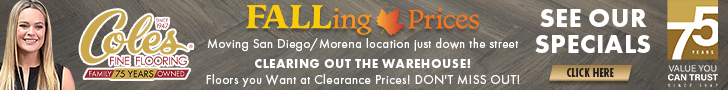 FALLing Prices - Clearing out the Warehouse. Moving to San Diego/Morena location just down the street. See Our Specials!