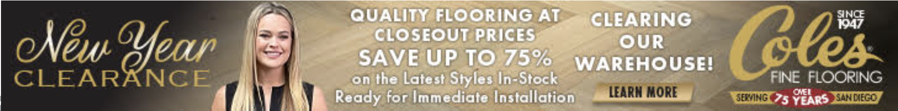 Coles Fine Flooring 2023 New Year Clearance 