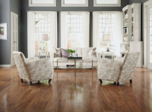 modern laminate flooring in living room