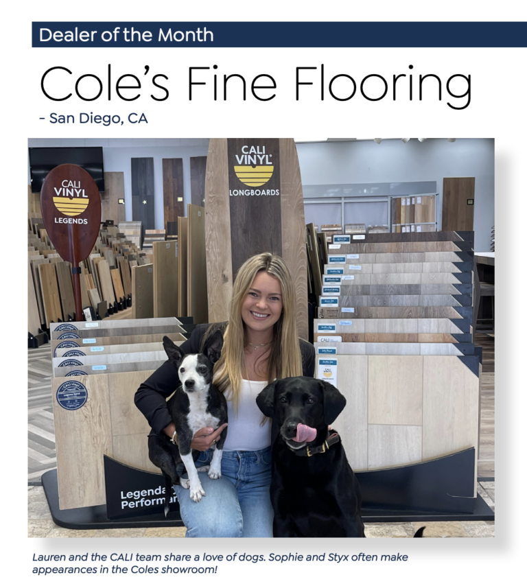 coles fine flooring is dealer of the month
